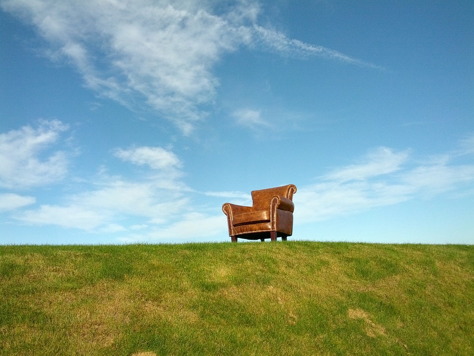 Calm down and think chair for consulting case interviews